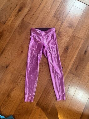 Heroine Sport Metallic Pink women’s ' Leggings size small